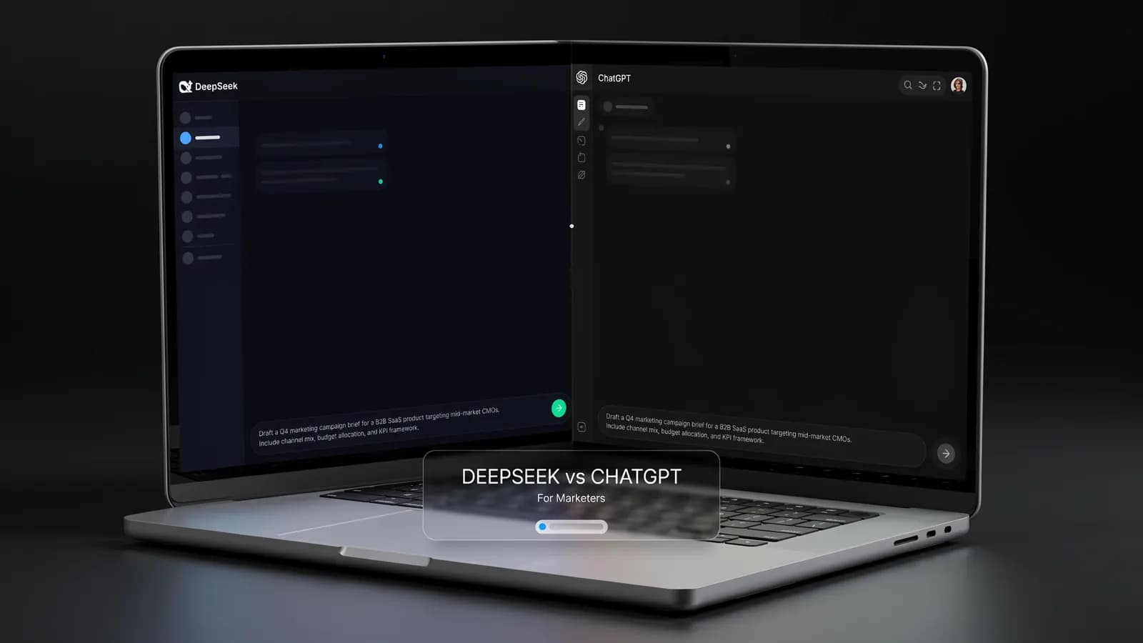 DeepSeek vs ChatGPT para marketing: 10 tareas reales probadas (2026)